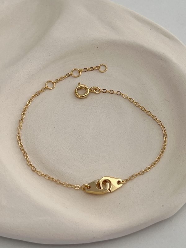 bracelet-menottes-plaqué-or