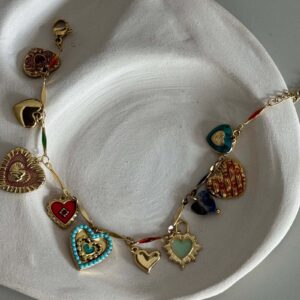 collier-coeur-colore-breloque-acier-inoxydable-