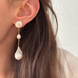 boucle-oreille-acier-inoxydable-perle-blanc