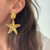 boucle-oreille-dore-etoile-acier-inoxydable