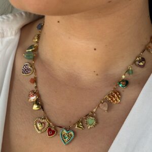 collier-coeur-colore-breloque-acier-inoxydable-