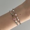 bracelets-fleurs-perles-couleurs-acier-inoxydable