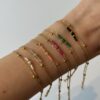 bracelet-chaine-fine-doucle-dore-acier-inoxydable
