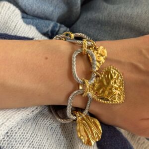 bracelet-mix-dore-argent-coeur