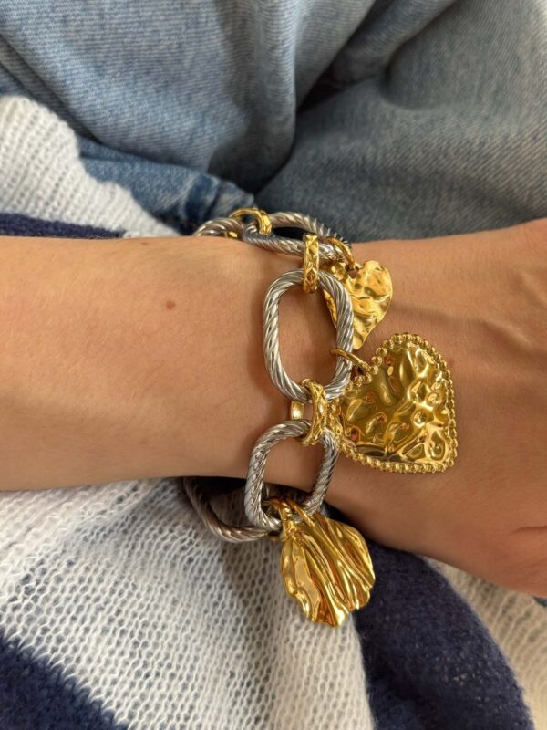 bracelet-mix-dore-argent-coeur