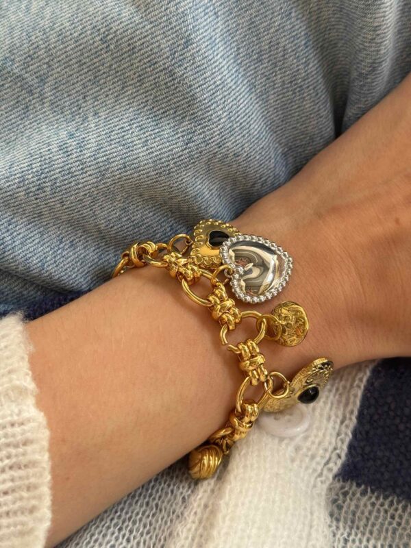 bracelet-breloque-mix-dore-argent-coeur
