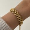 bracelet-maille-dore
