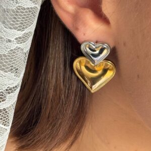 boucle-coeur-mix-dore-argent