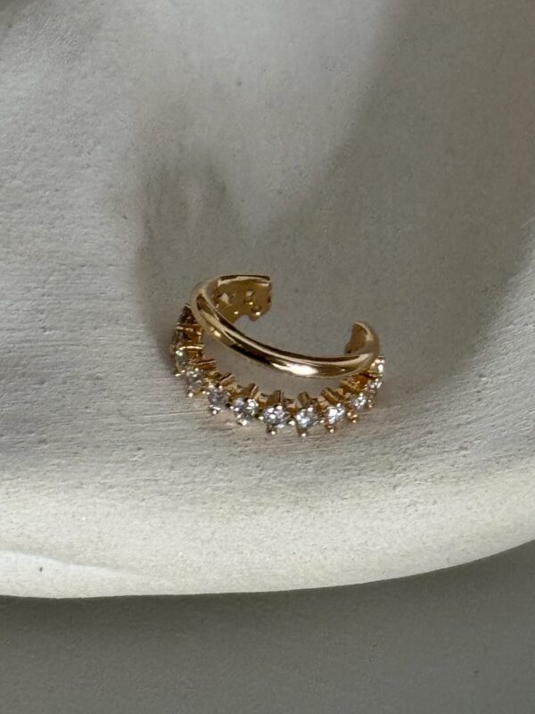 earcuff-diamant-dore-double