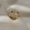 Bague-ajustable-abstraite-dorée