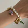 bracelet-breloque-poisson-coquillage