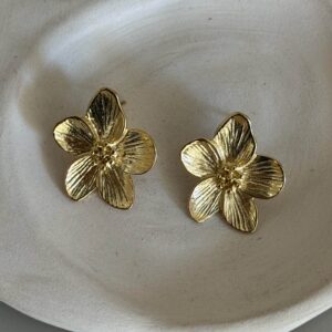 boucle-puce-fleur-flower-dore