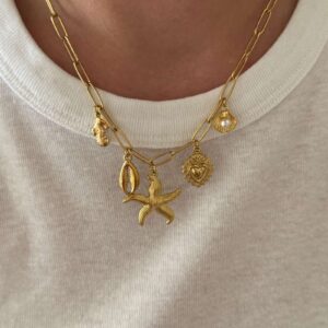 collier-breloque-chaine-etoile-mer-coeur-bresilien-coquillage