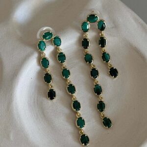 boucle-pendante-tourmaline-malachite-vert-violet