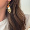 boucle-pendante-ocean-crabe-coquillage