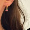 boucle-mini-creole-cerise-rose