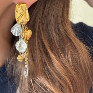 boucles-pendante-mix-dore-argente