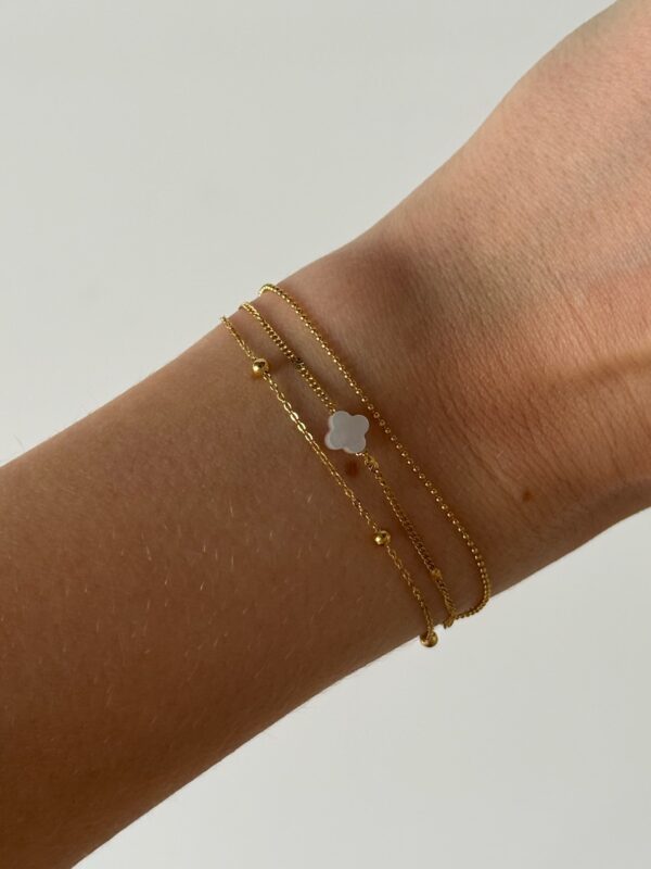 bracelet-triple-trefle-dore