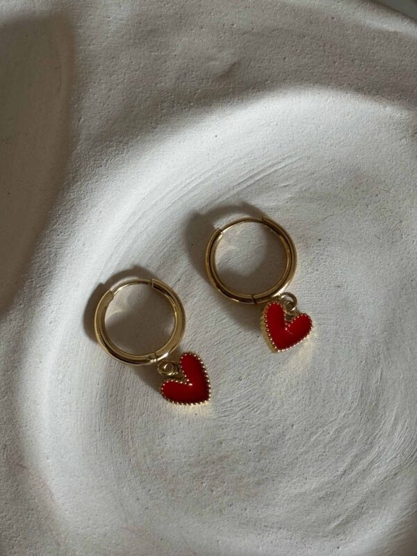 boucle-mini-creole-coeur-rouge