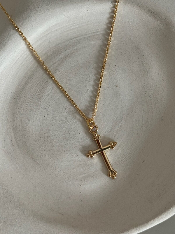 collier-croix-plaqué-or