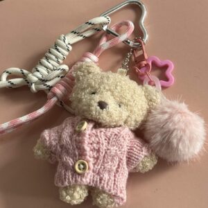 Grigri-rose-nounours-peluche-pompom-cute