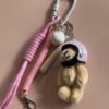 Grigri-rose-pink-nounours-peluche-casque-baseball