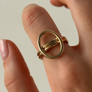 bague-large-cercle-plaque-or