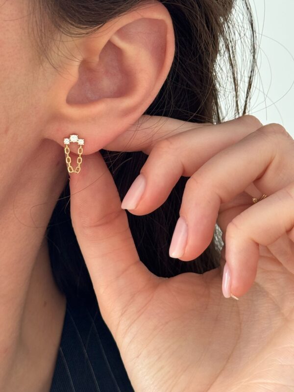 boucle-puces-plaque-or-zirconiums-chaine