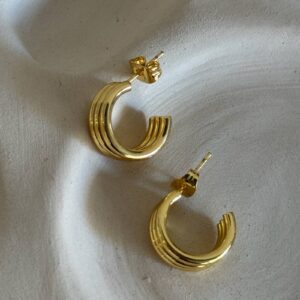 boucle-triple-creole-dore
