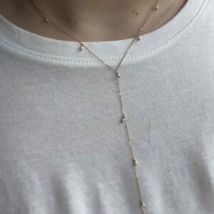 Collier-chaîne-Y-perle