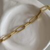 Bracelet-maille-doré
