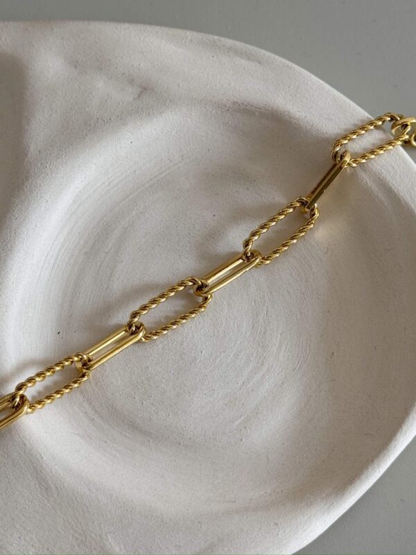 Bracelet-maille-doré