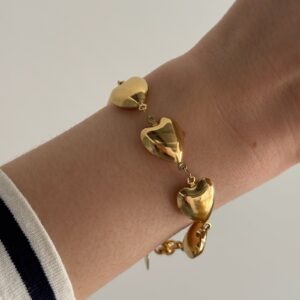 Bracelet-coeur-doré