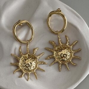 Boucle-pendante-soleil-summer-été