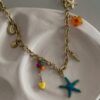 Collier-breloque-etoile-de-mer-ocean-summer