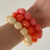 Bracelet-boule-bonbon-rose-coloré