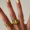 Bague-ajustable-doré-vague