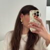 boucle-pendante-perle-nacre-escargot